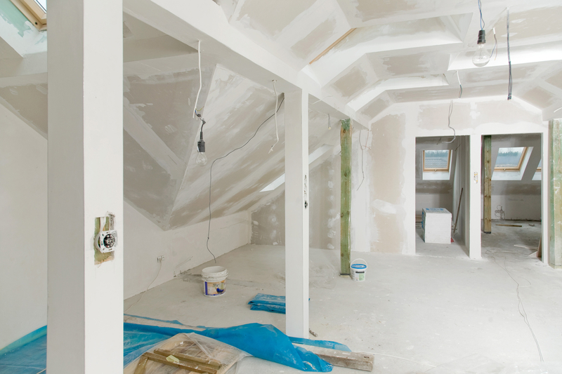 Unfinished Home Interior - the attic or roof