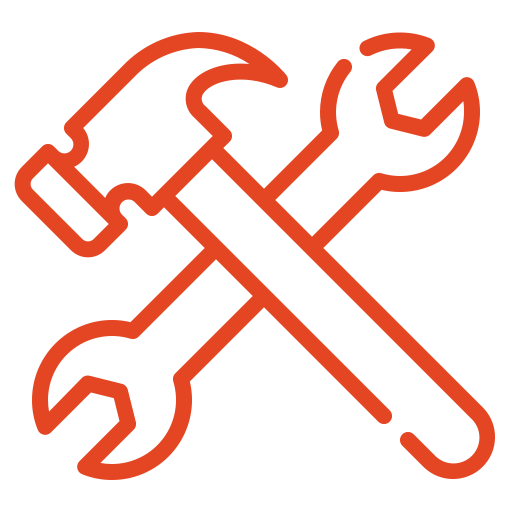 repair-tools-orange repair icons